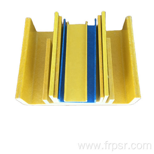 High strength Fiberglass FRP pultruded C U-channel